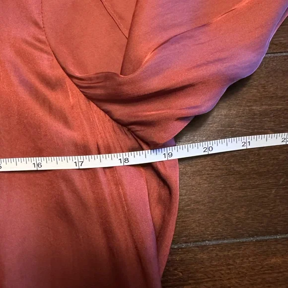 NWOT J.Crew Women's Featherweight Satin Tie-Neck Top - Picture 7 of 9